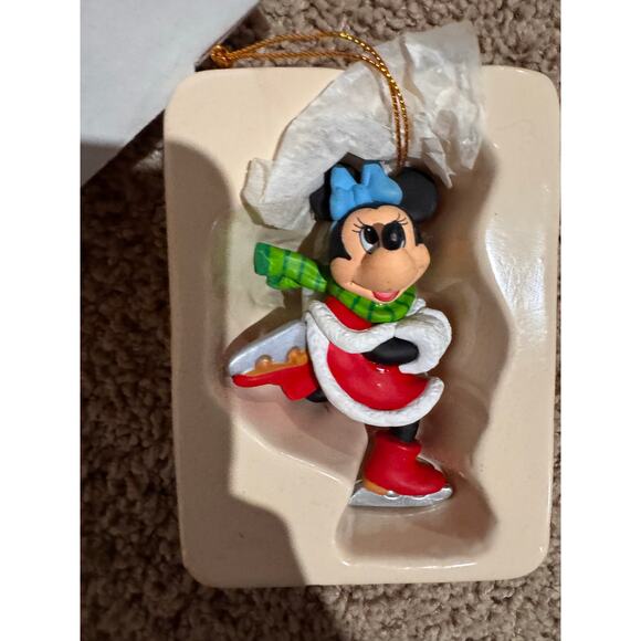 Vintage Disney Grolier DCO Minnie Holiday 011904 Ornament w/Box - Picture 2 of 2